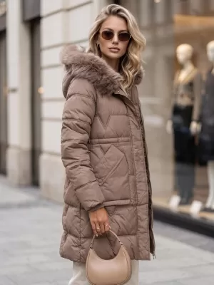 Dámská bunda DSTREET TY5821 KHAKI