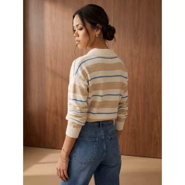  Dámský svetr DSTREET1 MY2654 KARAMELOVÁ 