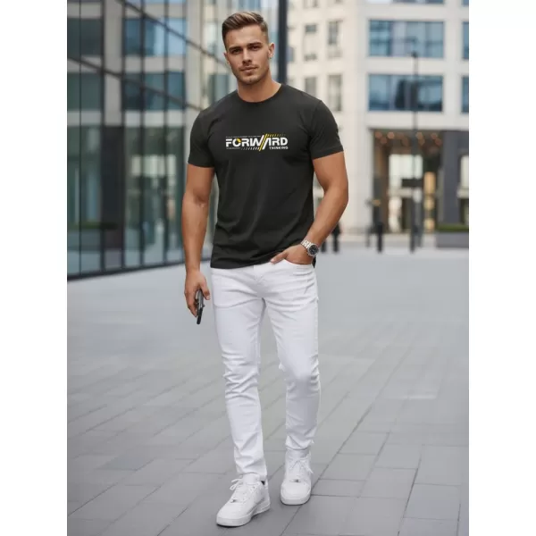  Pásnké triko DSTREET NX0145R-BK ČERNÁ 