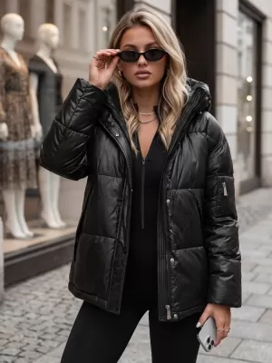 Dámská bunda DSTREET TY5966 ČERNÁ