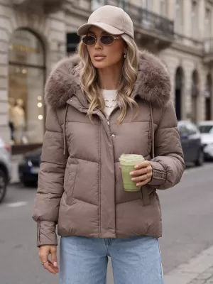 Dámská bunda DSTREET TY5893 KHAKI