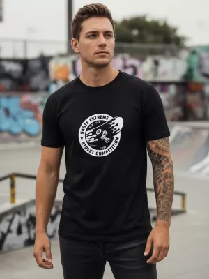 Pánské triko DSTREET NX077R ČERNÁ