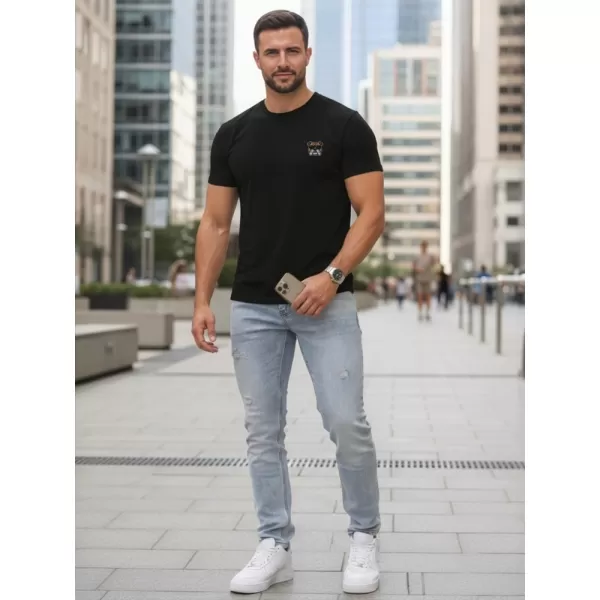  Pásnké triko DSTREET NX0125R-BK ČERNÁ 