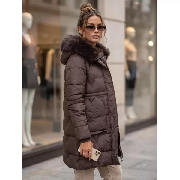  Dámská bunda DSTREET TY5822 HNĚDÁ 