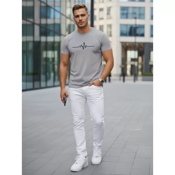  Pásnké triko DSTREET NX5098R-SL SVĚTLE ŠEDÁ 