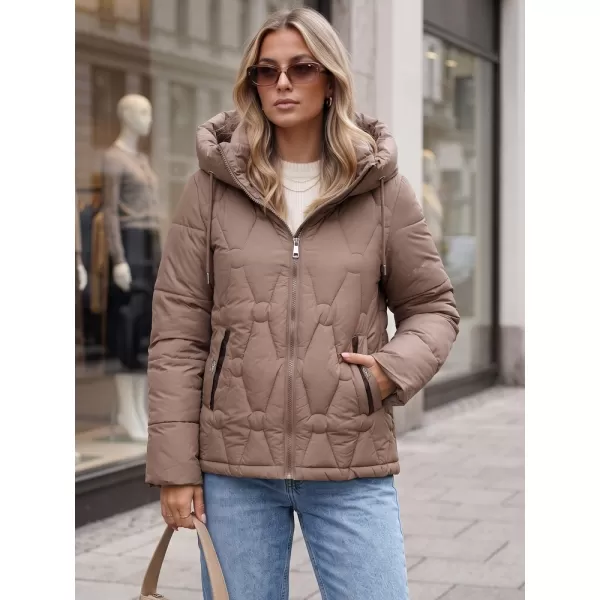  Dámská bunda DSTREET1 TY5949 KARAMELOVÁ 