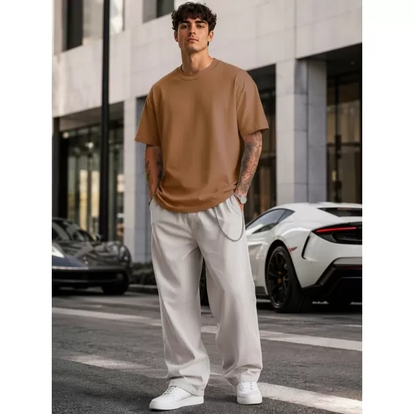  Pánské triko DSTREET RX5685 KARAMELOVÁ 