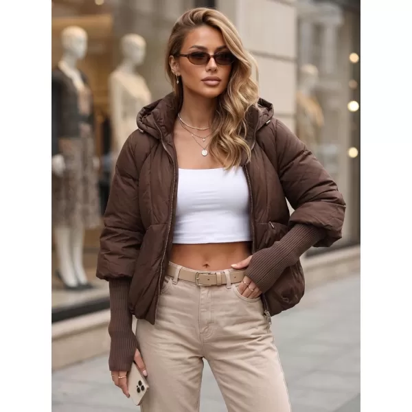  Dámská bunda DSTREET TY5895 HNĚDÁ 
