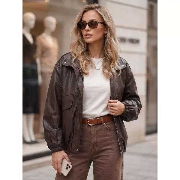  Dámská bunda DSTREET TY6070 HNĚDÁ 
