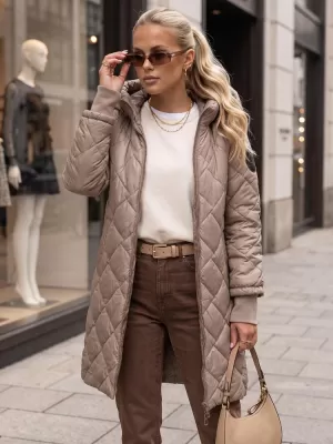Dámská bunda DSTREET TY5866 BÉŽOVÁ