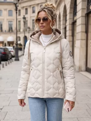 Dámská bunda DSTREET TY5884 SVĚTLE ŠEDÁ