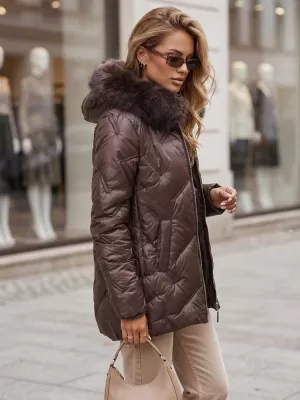 Dámská bunda DSTREET TY5814 FIALOVÁ