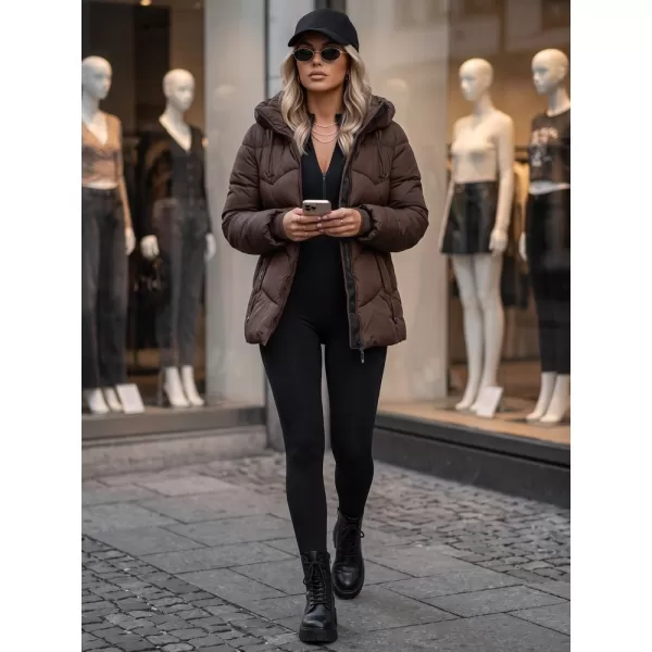  Dámská bunda DSTREET TY5752 HNĚDÁ 