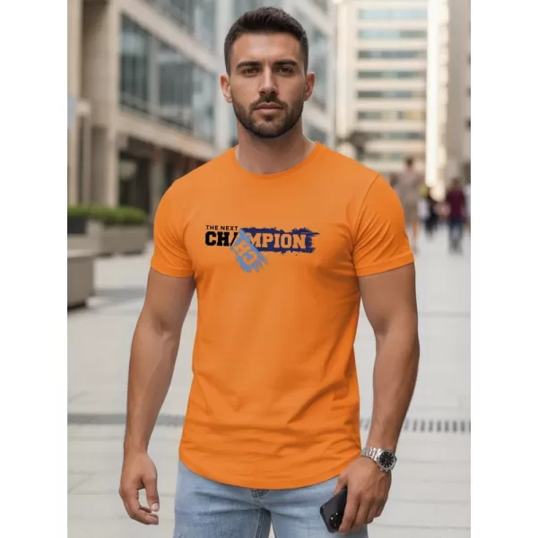  Pásnké triko DSTREET NX5017R-OR ORANŽOVÁ 