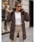 Dámská bunda DSTREET TY5822 HNĚDÁ