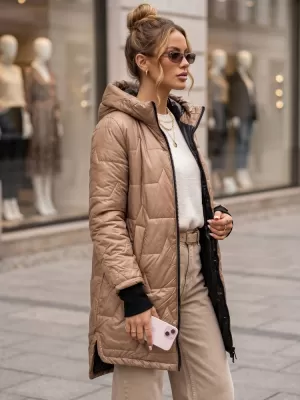 Dámská bunda DSTREET TY5791 BÉŽOVÁ