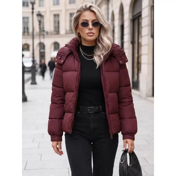  Dámská bunda DSTREET TY5749 BORDOVÁ 