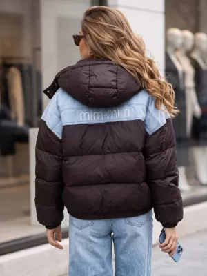 Dámská bunda DSTREET TY6088 HNĚDÁ