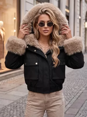 Dámská bunda DSTREET TY5835 ČERNÁ