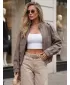 Dámská bunda DSTREET TY5848 KHAKI