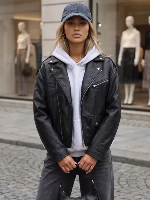 Dámská bunda DSTREET TY5917 ČERNÁ