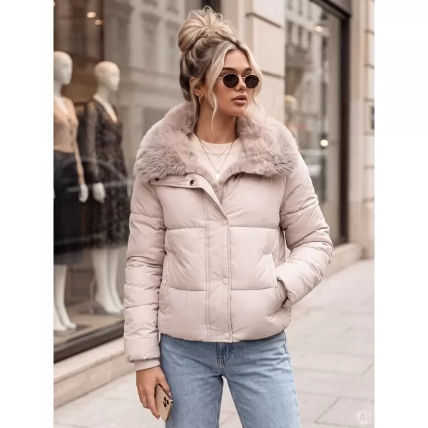  Dámská bunda DSTREET1 TY6106 BÉŽOVÁ 