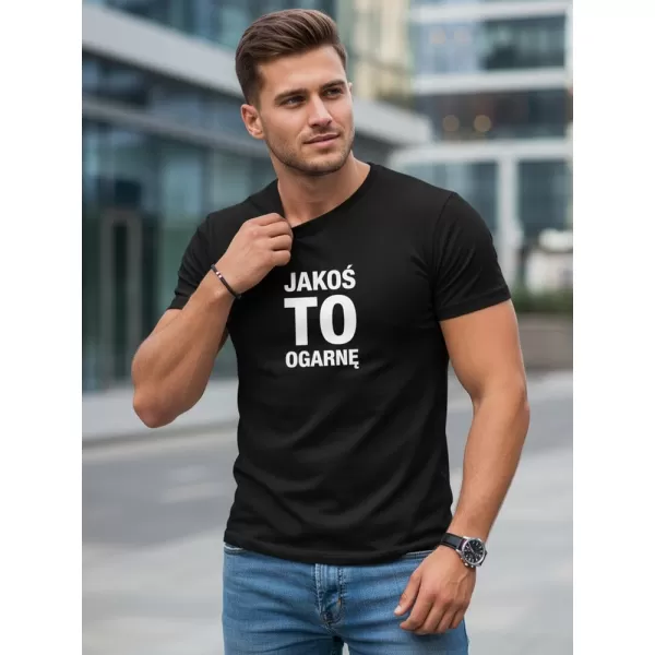  Pásnké triko DSTREET NX0116R-BK ČERNÁ 