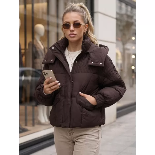  Dámská bunda DSTREET TY6039 HNĚDÁ 