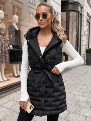 Dámská vesta DSTREET TY5903 ČERNÁ