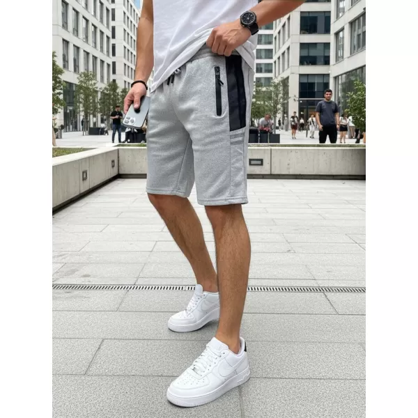  Pánské kraťasy DSTREET SX2256 SVĚTLE ŠEDÁ 