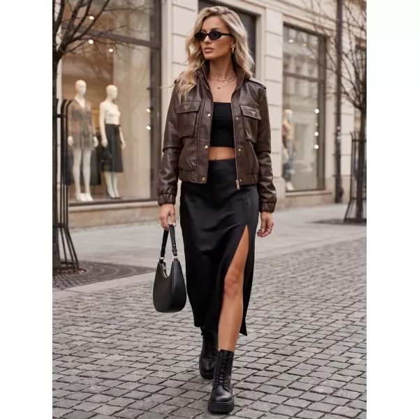  Dámská bunda DSTREET TY5872 HNĚDÁ 