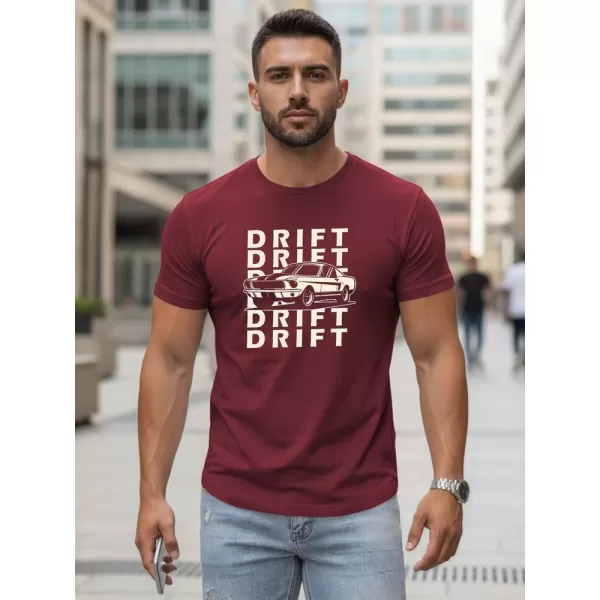  Pánské triko DSTREET NX5081R BORDO 