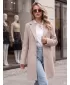 Dámský kabát DSTREET1 NY0854 BÉŽOVÁ