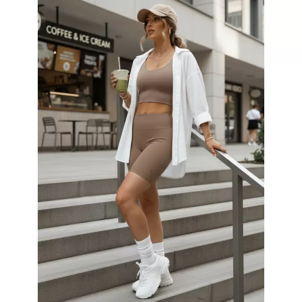  Dámské kraťasy DSTREET SY0582 KARAMELOVÁ 