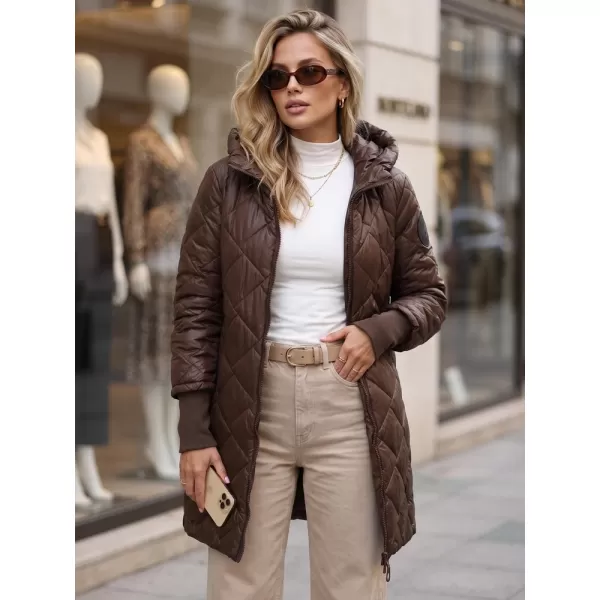 Dámská bunda DSTREET TY5862 HNĚDÁ 