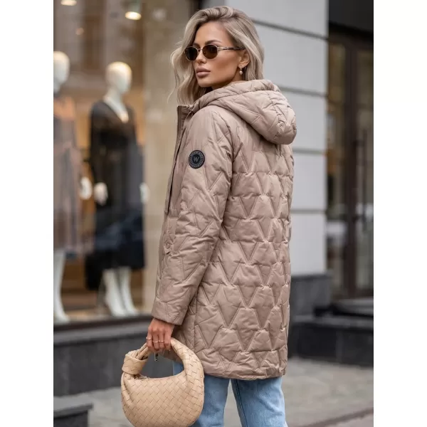  Dámská bunda DSTREET TY5767 BÉŽOVÁ 