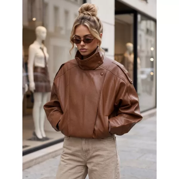  Dámská bunda DSTREET TY6065 HNĚDÁ 