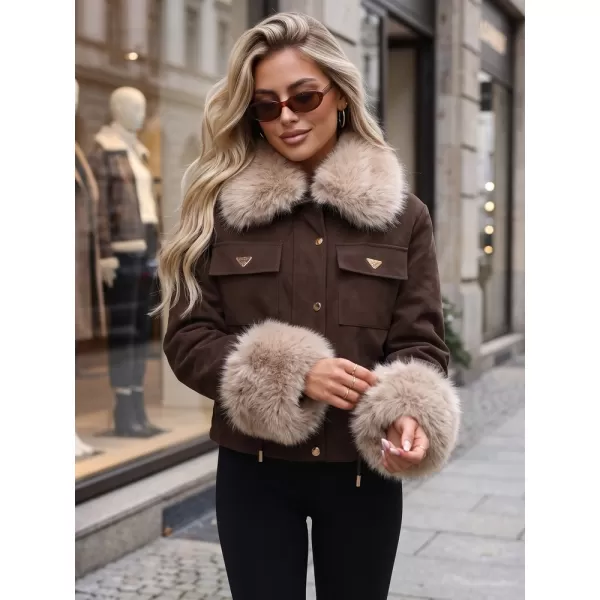  Dámská bunda DSTREET TY5705 HNĚDÁ 