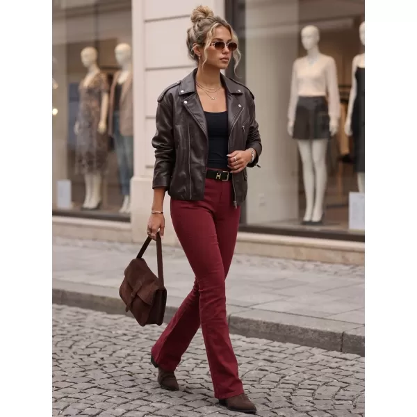  Dámské kalhoty DSTREET UY3111 BORDO 