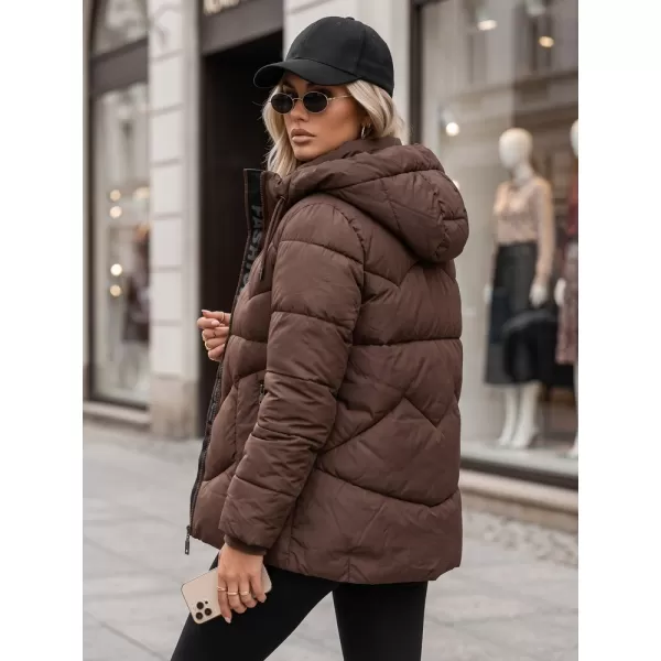  Dámská bunda DSTREET TY5752 HNĚDÁ 