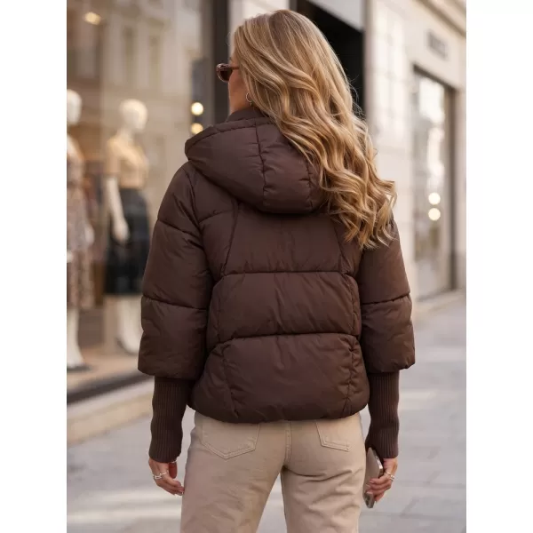  Dámská bunda DSTREET TY5895 HNĚDÁ 