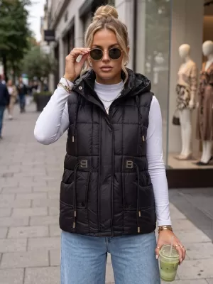 Dámská vesta DSTREET TY5973 ČERNÁ