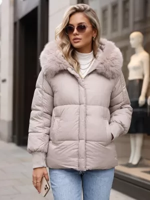 Dámská bunda DSTREET TY6001 BÉŽOVÁ