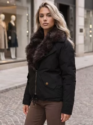 Dámská bunda DSTREET TY6072 ČERNÁ
