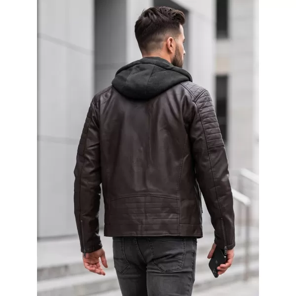  Pánská bunda DSTREET TX5142 HNĚDÁ 