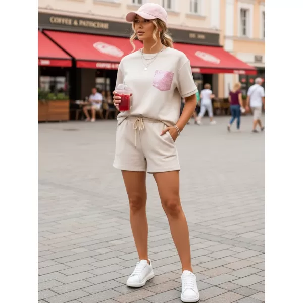  Dámské soupravy DSTREET AY1187 BÉŽOVÁ 