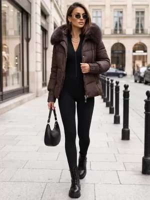Dámská bunda DSTREET TY5891 FIALOVÁ