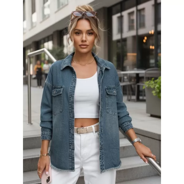  Dámská bunda DSTREET TY5683 MODRÁ 