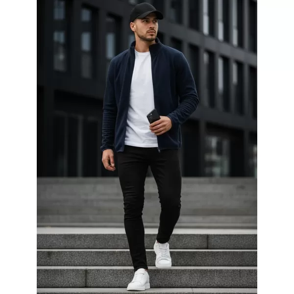  Pánská mikina DSTREET BX4775 TMAVĚ MODRÁ 