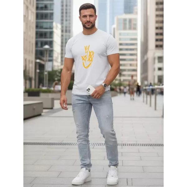  Pásnké triko DSTREET NX0138R-WH BÍLÁ 
